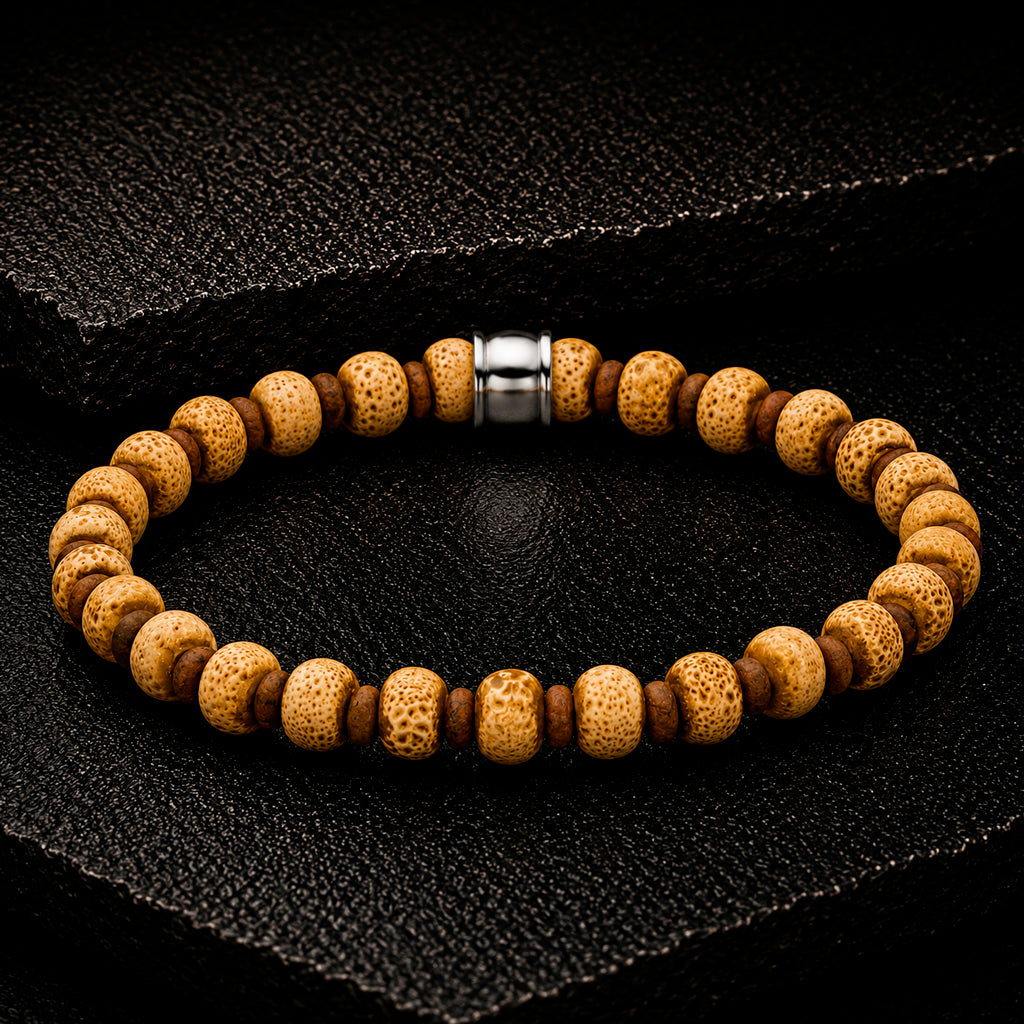 Frank 1967 ColorSphere Beads 6 mm Armband mit Edelstahl