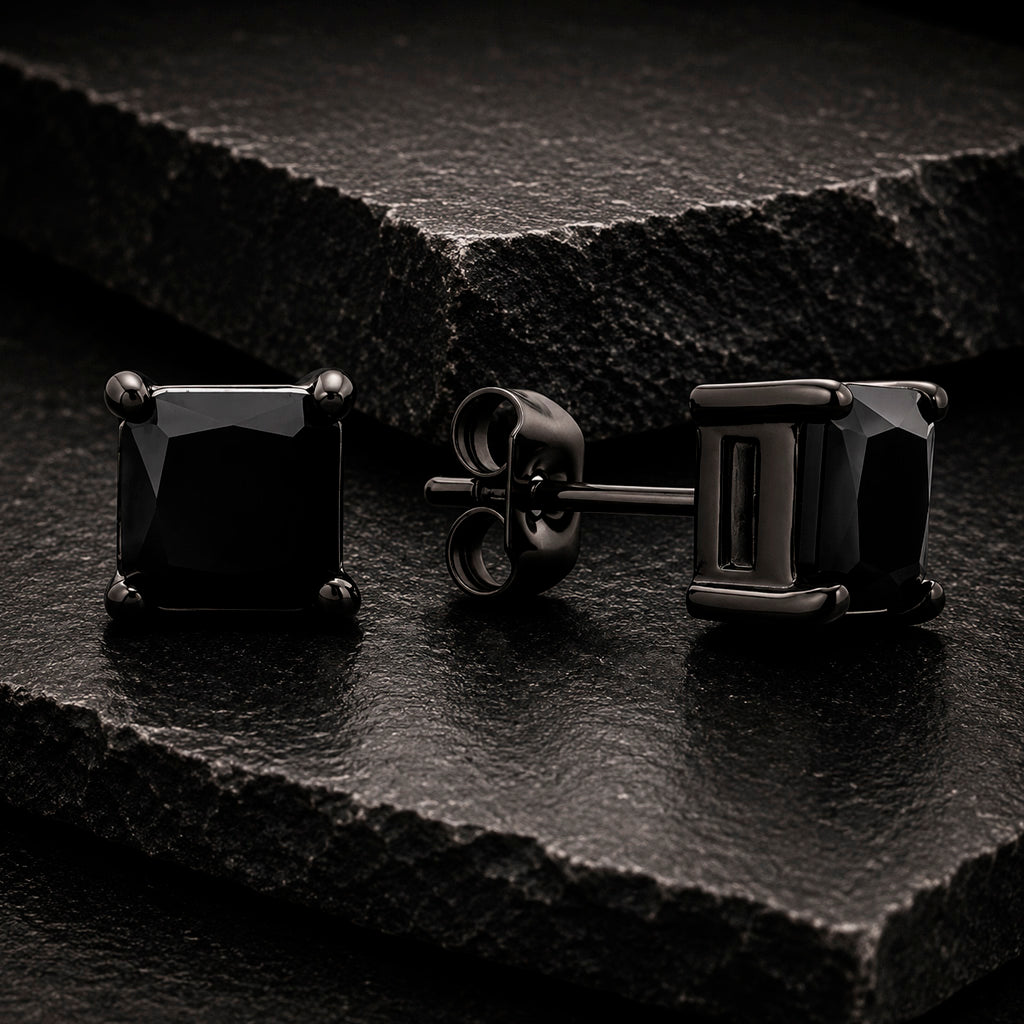 Frank 1967 Black Zircon Ohrstecker