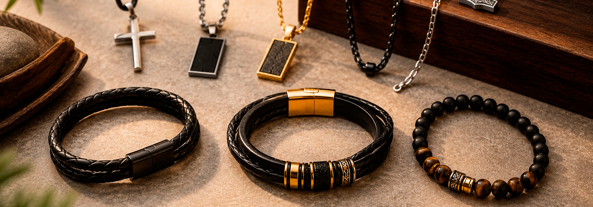Lederarmbänder mit Gravur