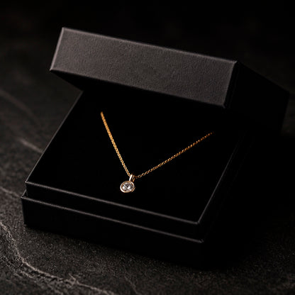 Black Vault Pro Square - Schmucketui für Ketten schwarz mit Samteinlage