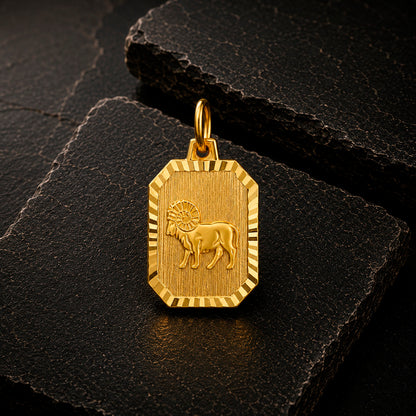 Zodiac Gold Line Sternzeichen Anhänger 333 Gelbgold 22 mm x 12,8 mm