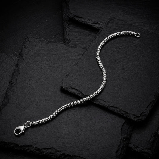 Venice Steel Edelstahl-Venezianer-Kettenarmband für Herren von MANAVARO