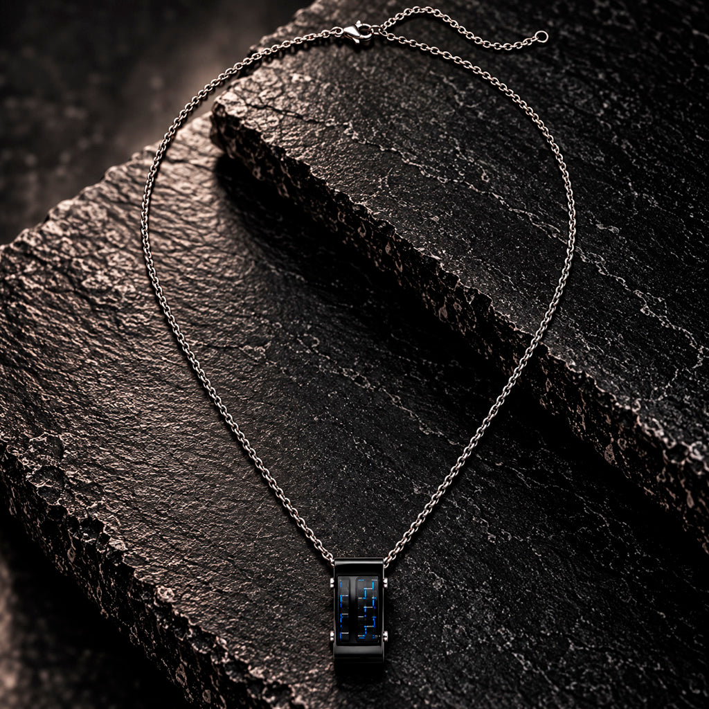 Carbon Blue Steel Kette Edelstahl, 55 cm Ankerkette