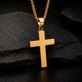 Cross 60 - Halskette Edelstahl Kreuz-Anhänger 60 cm | 3 Farben