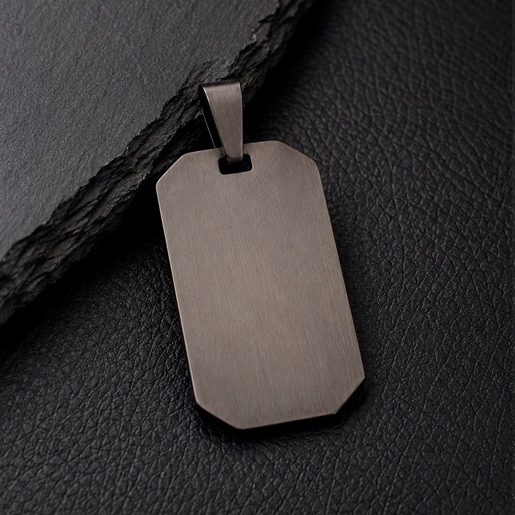 Dog Tag 55 - Halskette Edelstahl Dog-Tag gravierbar | 3 Farben