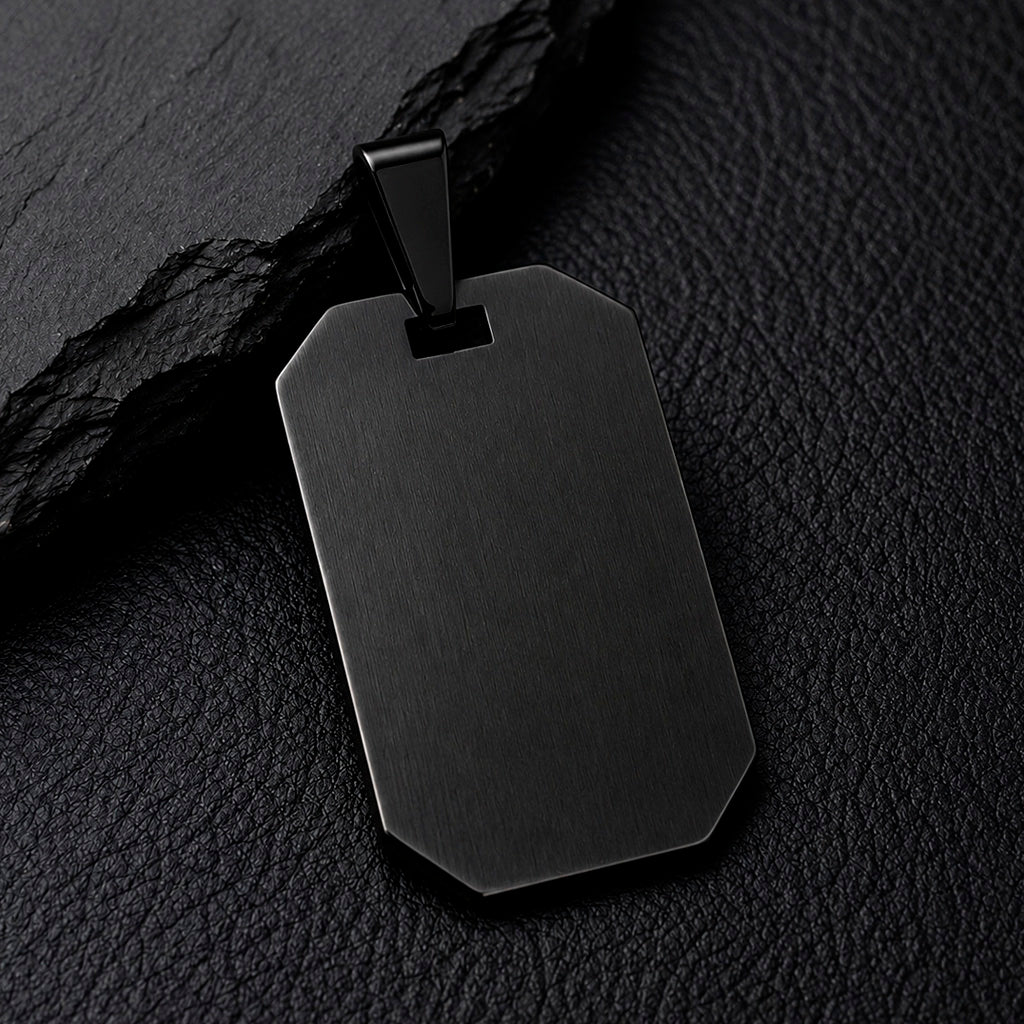 Dog Tag 55 - Halskette Edelstahl Dog-Tag gravierbar | 3 Farben