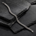 Steel Link - Edelstahl-Kettenarmband für Herren mit Karabinerverschluss