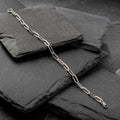 Urban Clip - Edelstahl-Armband für Herren im Paperclip-Style mit Karabinerverschluss