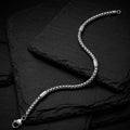 Venice Edge Edelstahl-Venezianer-Kettenarmband für Herren von MANAVARO