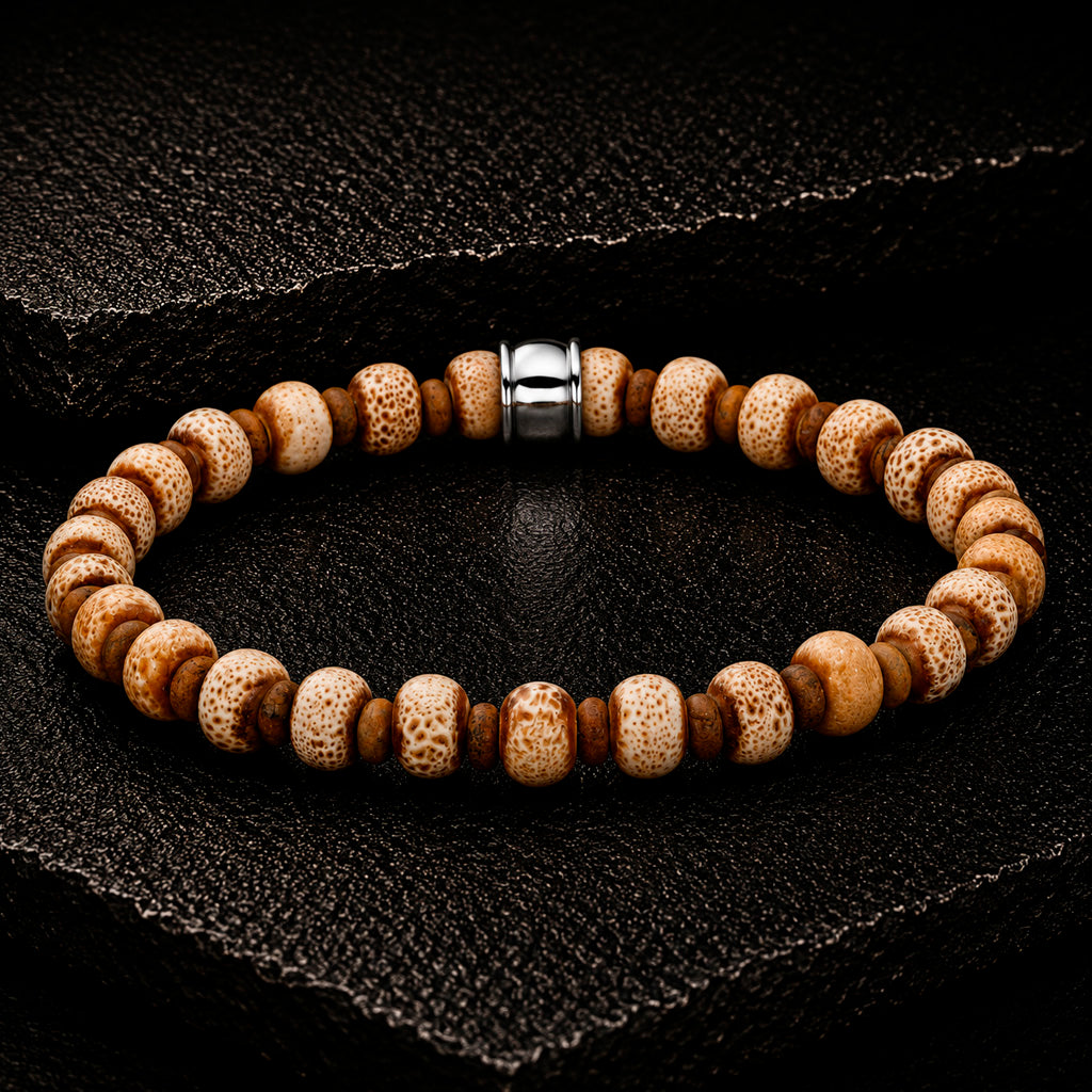 Frank 1967 ColorSphere Beads 6 mm Armband mit Edelstahl
