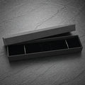 Black Vault Pro - Schmucketui Schwarz mit glatter Oberfläche & Samteinlage