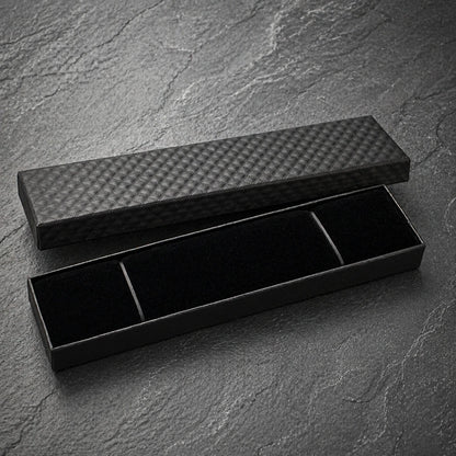 Black Vault - Elegantes Schmucketui Schwarz mit Samteinlage für Armbänder