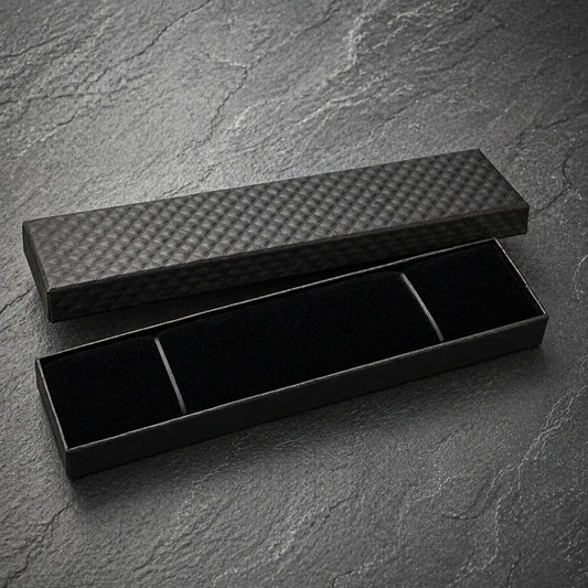 Black Vault - Elegantes Schmucketui Schwarz mit Samteinlage für Armbänder