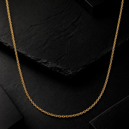 Gold Anchor 375 - Ankerkette 9 Karat Echtgold 42 & 45 cm