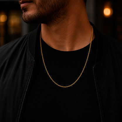 Gold Anchor 585 - Ankerkette 14 Karat Echtgold 42 & 45 cm