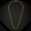 Frank 1967 Gold Line - Edelstahl Halskette Herren Silber & Gold