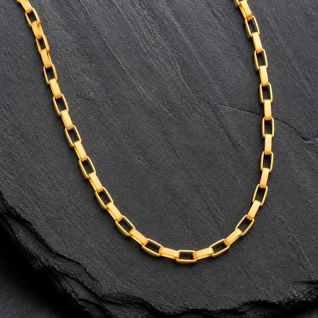 Frank 1967 Chain 2.3 - Edelstahl Halskette Herren Silber & Gold