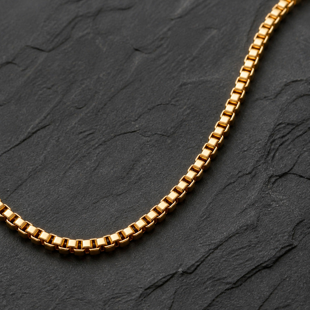 Golden Thread - Vergoldete Edelstahl-Halskette von Frank 1967