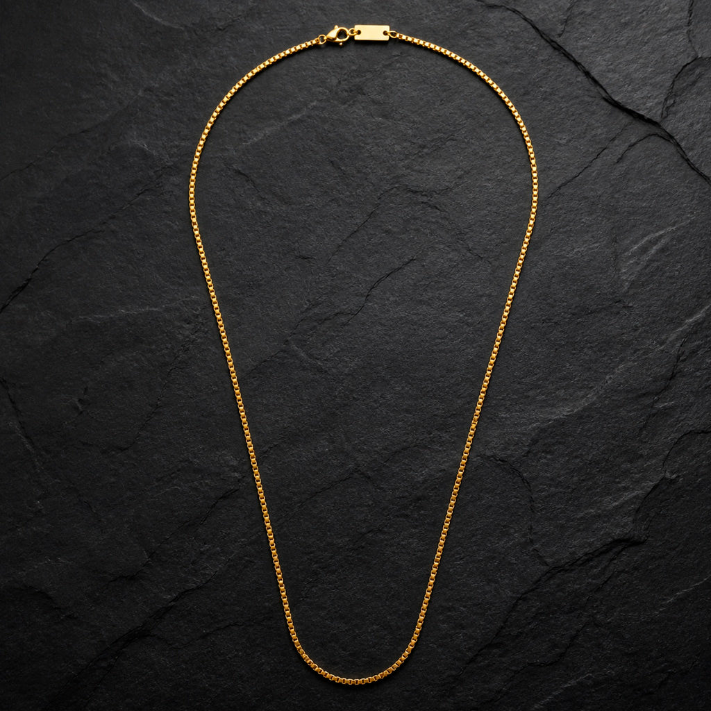 Golden Thread - Vergoldete Edelstahl-Halskette von Frank 1967