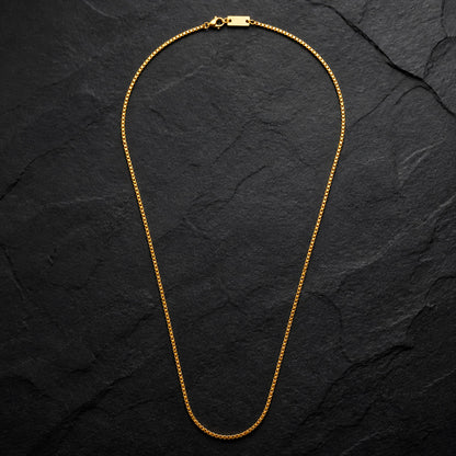 Golden Thread - Vergoldete Edelstahl-Halskette von Frank 1967