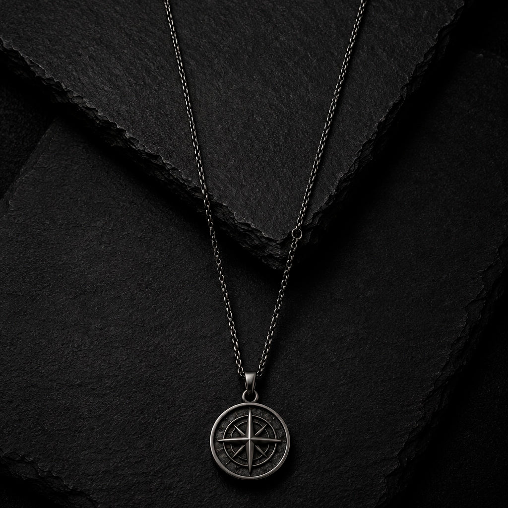 Frank 1967 Compass Noir Halskette