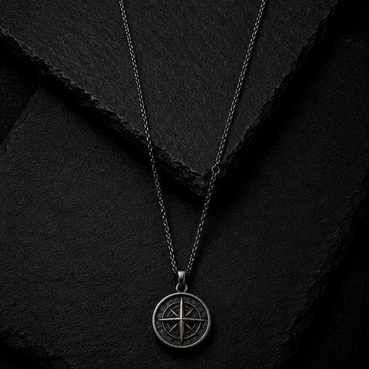 Frank 1967 Compass Noir Halskette