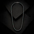 Frank 1967 Noir Pearl 6M edle Perlenkette für Männer