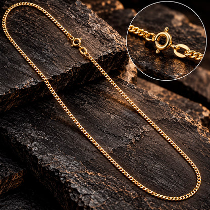 Gold Panzer Line Kette 333 Gelbgold 36-50 cm 1,7 mm