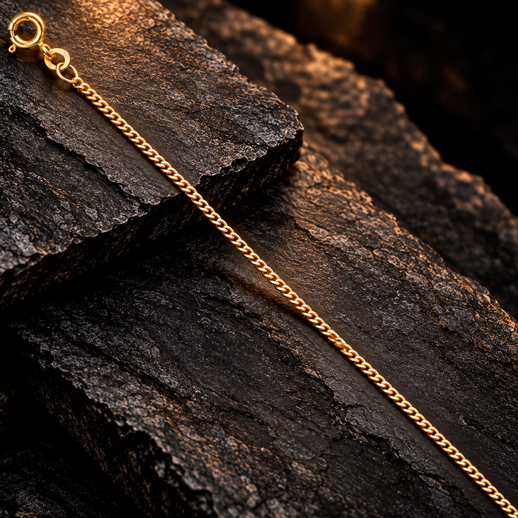 Gold Panzer Line Kette 333 Gelbgold 36-50 cm 1,7 mm