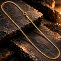 Gold Panzer Line Kette 333 Gelbgold von MANAVARO, elegant und stilvoll