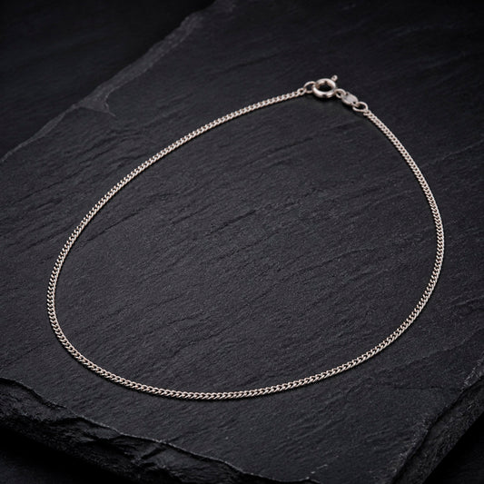 Silver Chain 1.2 - 925 Silber rhodiniert Panzerkette