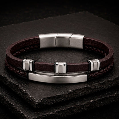 Frank 1967 Double Line Lederarmband