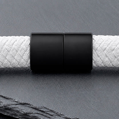 Five Braid – Geflochtenes Lederarmband Herren 5-strängig gravierbar