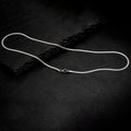 Snake 60 - Schlangenkette Edelstahl 3 mm 60 cm | Silber, Gold & Schwarz
