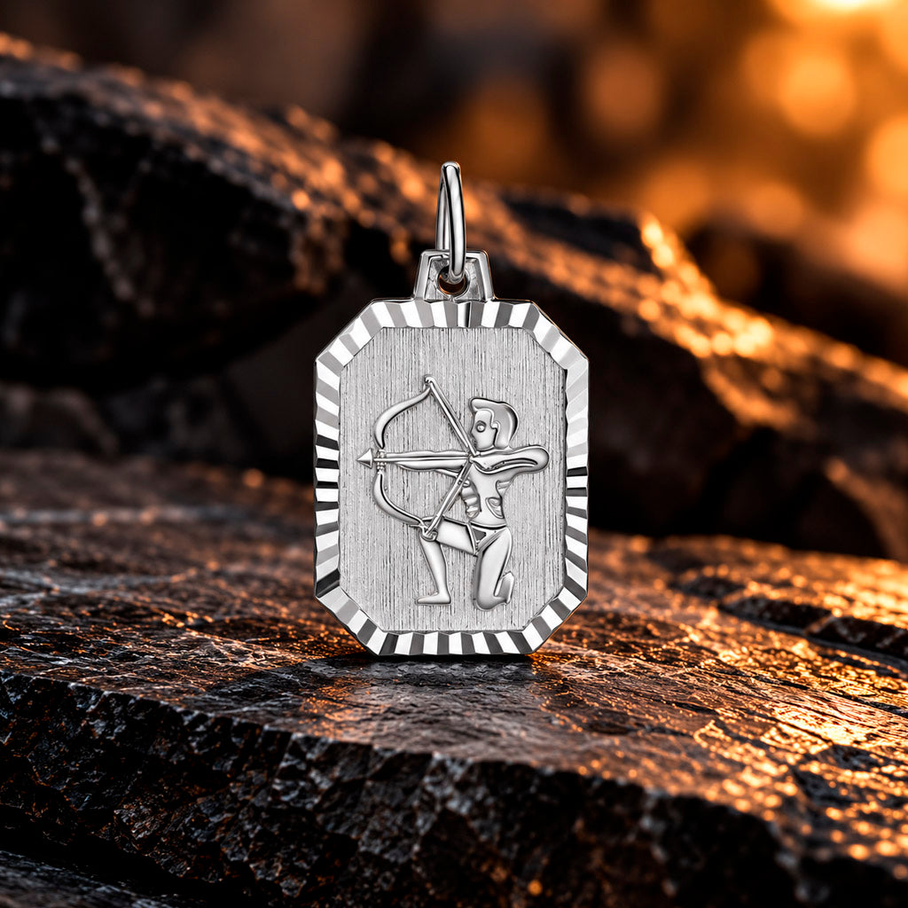 Zodiac Silver Line Sternzeichen Anhänger aus 925 Sterlingsilber