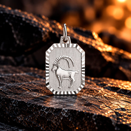 Zodiac Silver Line Sternzeichen Anhänger 925 Sterlingsilber 22 mm x 12,8 mm
