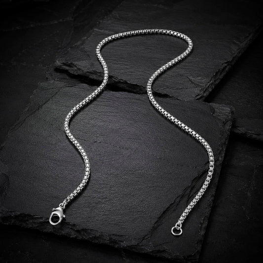 Edelstahl-Venezianer-Halskette Venice Steel Long von MANAVARO